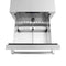 24 In. Touchstone 168 Can Outdoor-rated Dual Refrigerator Drawer With Satin Stainless Steel Doors