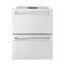 24 In. Touchstone 168 Can Outdoor-rated Dual Refrigerator Drawer With Stainless Steel Doors