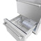 24 In. Touchstone 168 Can Outdoor-rated Dual Refrigerator Drawer With Stainless Steel Doors