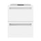 24 In. Touchstone 168 Can Outdoor-rated Dual Refrigerator Drawer With White Matte Doors