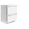 24 In. Touchstone 168 Can Outdoor-rated Dual Refrigerator Drawer With White Matte Doors