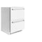 24 In. Touchstone 168 Can Outdoor-rated Dual Refrigerator Drawer With White Matte Doors
