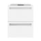 24 In. Touchstone 168 Can Outdoor-rated Dual Refrigerator Drawer With White Matte Doors
