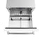 24 In. Touchstone 168 Can Outdoor-rated Dual Refrigerator Drawer With White Matte Doors