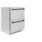 Autograph Edition 24 In. Touchstone 168 Can Outdoor-rated Dual Refrigerator Drawer With Satin Stainless Steel Doors And Matte Black Handles