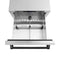 Autograph Edition 24 In. Touchstone 168 Can Outdoor-rated Dual Refrigerator Drawer With Satin Stainless Steel Doors And Matte Black Handles
