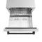 Autograph Edition 24 In. Touchstone 168 Can Outdoor-rated Dual Refrigerator Drawer With Satin Stainless Steel Doors And Matte Black Handles
