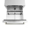 Autograph Edition 24 In. Touchstone 168 Can Outdoor-rated Dual Refrigerator Drawer With Stainless Steel Doors And Polished Nickel Helix Handles