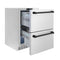 Autograph Edition 24 In. Touchstone 168 Can Outdoor-rated Dual Refrigerator Drawer With Stainless Steel Doors And Matte Black Handles