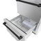 Autograph Edition 24 In. Touchstone 168 Can Outdoor-rated Dual Refrigerator Drawer With Stainless Steel Doors And Matte Black Handles