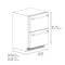 Autograph Edition 24 In. Touchstone 168 Can Outdoor-rated Dual Refrigerator Drawer With White Matte Doors And Champagne Bronze Handles