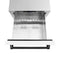 Autograph Edition 24 In. Touchstone 168 Can Outdoor-rated Dual Refrigerator Drawer With White Matte Doors And Matte Black Handles