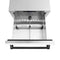 Autograph Edition 24 In. Touchstone 168 Can Outdoor-rated Dual Refrigerator Drawer With White Matte Doors And Matte Black Handles