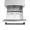Autograph Edition 24 In. Touchstone 168 Can Outdoor-rated Dual Refrigerator Drawer With White Matte Doors And Matte Black Handles