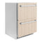 24 In. Touchstone 168 Can Outdoor-rated Dual Refrigerator Drawer With Panel-ready Doors