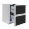24 In. Touchstone 168 Can Outdoor-rated Dual Refrigerator Drawer With Panel-ready Doors