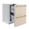 Autograph Edition 24 In. Touchstone 168 Can Outdoor-rated Dual Refrigerator Drawer With Panel-ready Doors And Champagne Bronze Handles