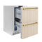 Autograph Edition 24 In. Touchstone 168 Can Outdoor-rated Dual Refrigerator Drawer With Panel-ready Doors And Polished Gold Handles
