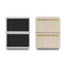 Autograph Edition 24 In. Touchstone 168 Can Outdoor-rated Dual Refrigerator Drawer With Panel-ready Doors And Polished Gold Handles