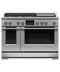 Dual Fuel Range, 48", 5 Burners with Griddle, Self-cleaning, LPG