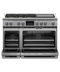 Dual Fuel Range, 48", 5 Burners with Griddle, Self-cleaning, LPG