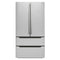 22.5 Cu. ft. French Door Refrigerator, Deep Freezer, 4 Door Stainless-Steel Fridge