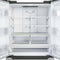 22.5 Cu. ft. French Door Refrigerator, Deep Freezer, 4 Door Stainless-Steel Fridge