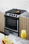 24" Wide Electric Smooth-Top Range