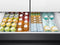 Bespoke 4-Door French Door Refrigerator (23 cu. ft.) with AutoFill Water Pitcher in White Glass
