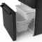 30 Inch 17.5 Cu Ft French Door Counter Depth Refrigerator With Ice Maker In Black/navy Blue Gordon Ramsay Series