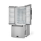 30 Inch 17.5 Cu Ft French Door Counter Depth Refrigerator With Ice Maker In Stainless Steel/black Gordon Ramsay Series