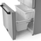 30 Inch 17.5 Cu Ft French Door Counter Depth Refrigerator With Ice Maker In Stainless Steel/black Gordon Ramsay Series
