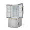 30 Inch 17.5 Cu Ft French Door Counter Depth Refrigerator With Ice Maker In Stainless Steel/bronze Gordon Ramsay Series