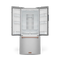 30 Inch 17.5 Cu Ft French Door Counter Depth Refrigerator With Ice Maker In Stainless Steel/rose Gold Gordon Ramsay Series