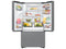 31 Cu Ft Mega Capacity 3 Door French Door Refrigerator With External Water And Ice Dispenser In Stainless