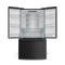 36 Inch 20.3 Cu Ft French Door Counter Depth Refrigerator With Ice Maker In Black Gordon Ramsay Series