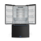 36 Inch 20.3 Cu Ft French Door Counter Depth Refrigerator With Ice Maker In Black/navy Blue Gordon Ramsay Series