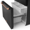 36 Inch 20.3 Cu Ft French Door Counter Depth Refrigerator With Ice Maker In Black/rose Gold Gordon Ramsay Series