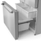 36 Inch 20.3 Cu Ft French Door Counter Depth Refrigerator With Ice Maker In Stainless Steel Gordon Ramsay Series