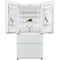 19-cu. Ft. French Door Refrigerator - White