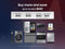 Bespoke 29 cu. ft. 4-Door French Door Refrigerator with AI Home & AI Vision Inside in Charcoal Glass and Stainless Steel
