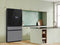 Bespoke 29 cu. ft. 4-Door French Door Refrigerator with AI Home & AI Vision Inside in Charcoal Glass and Stainless Steel