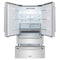 36 In. 22.5 Cu. Ft. Counter-depth French Door Refrigerator With Ice Maker In Fingerprint-resistant Stainless Steel