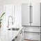 36 In. 22.5 Cu. Ft. Counter-depth French Door Refrigerator With Ice Maker In Fingerprint-resistant Stainless Steel