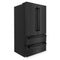 36 In. 22.5 Cu. Ft. Counter-depth French Door Refrigerator With Ice Maker In Fingerprint-resistant Black Stainless Steel