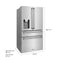 36 In. 21.6 Cu. Ft. Counter-depth French Door Refrigerator With Water And Ice Dispenser In Fingerprint-resistant Stainless Steel