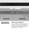36 In. 21.6 Cu. Ft. Counter-depth French Door Refrigerator With Water And Ice Dispenser In Fingerprint-resistant Black Stainless Steel