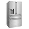 36 In. 21.6 Cu. Ft. Counter-depth French Door Refrigerator With Water And Ice Dispenser In Fingerprint-resistant Stainless Steel