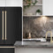 Autograph Edition 36 In. 22.5 Cu. Ft. Counter-depth French Door Refrigerator With Ice Maker In Fingerprint-resistant Black Stainless Steel With Polished Gold Traditional Handles