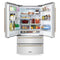 Autograph Edition 36 In. 22.5 Cu. Ft. Counter-depth French Door Refrigerator With Ice Maker In Fingerprint-resistant Stainless Steel With Polished Gold Traditional Handles